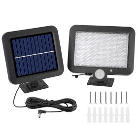 56 LEDs Outdoor Solar Security  Flood Light Garage/Path Light