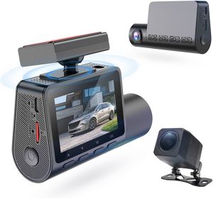 DashCam 2KQHD+1080p 2"Display WideAngle GPS NightVision