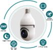 1080P Wireless E26 Bulb Cam WiFi Security Smart IP  Night Vis