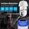 1080P HD E27 Wi-Fi Light Bulb Camera; 2.4/5G Dual-Band