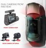 DashCam 2KQHD+1080p 2"Display WideAngle GPS NightVision